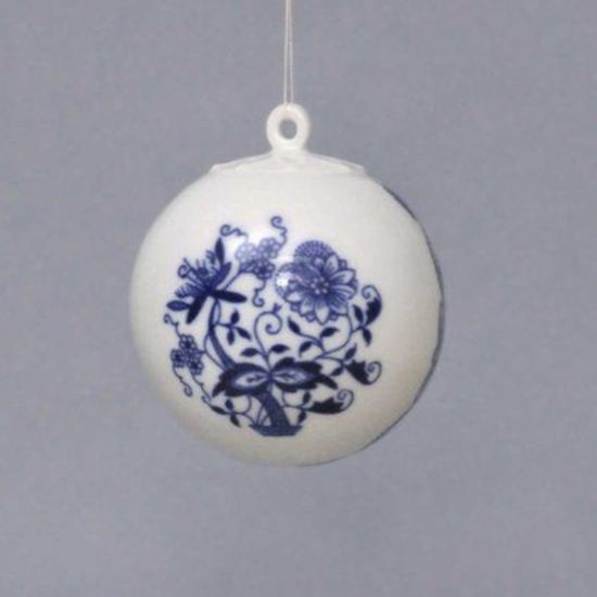 Christmas decoration - ball 6,5 cm mini, Original Blue Onion Pattern