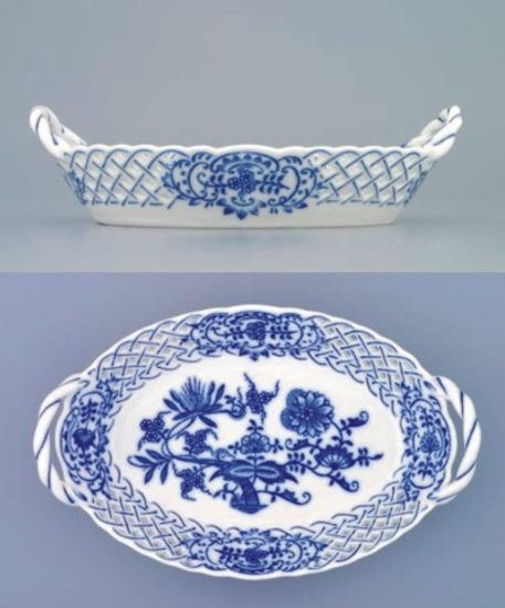 Basket perforated 18,5 cm, Original Blue Onion Pattern, QII