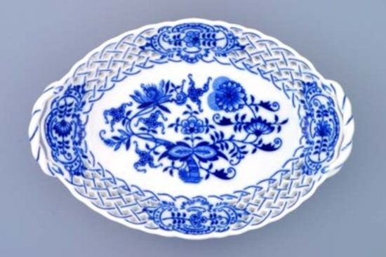 Basket perforated 21 cm, Original Blue Onion Pattern, QII