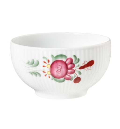 Bowl 13 cm / 500 ml, Amina ostfriesenrose, Tettau porcelain