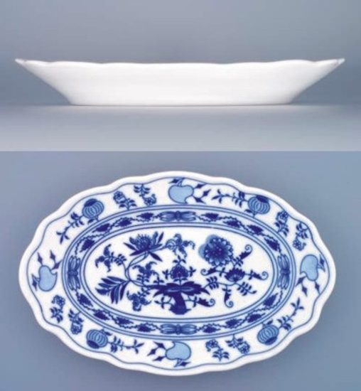 Oval dish 28 cm, Original Blue Onion Pattern