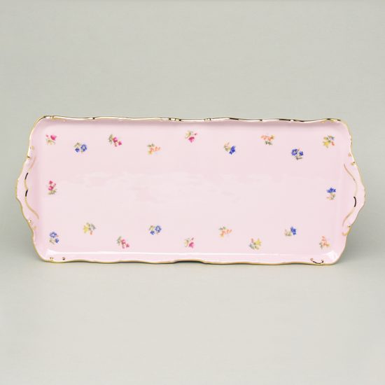 Platter Amis 38 cm, decor 3051 flowers, Leander, rose china