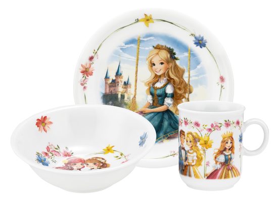 Princess: Children's set 3 pcs., Compact 65500, Seltmann porcelain