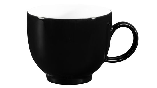 Cup coffee 0,21 l, Lido Solid Black, Seltmann porcelain