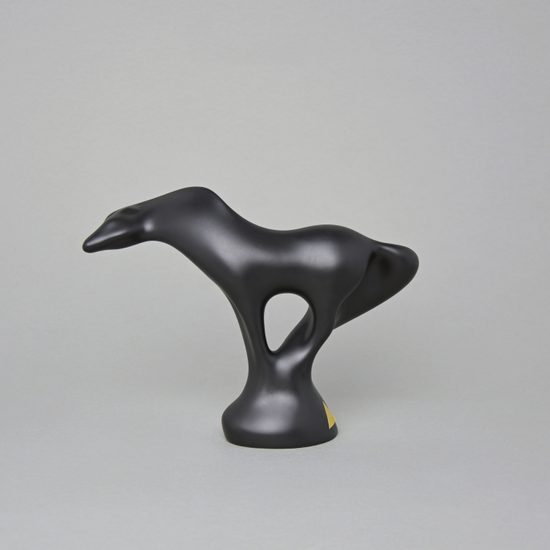 Filly 14,5 x 5,5 x 19 cm, Black Fond, Porcelain figures Duchcov