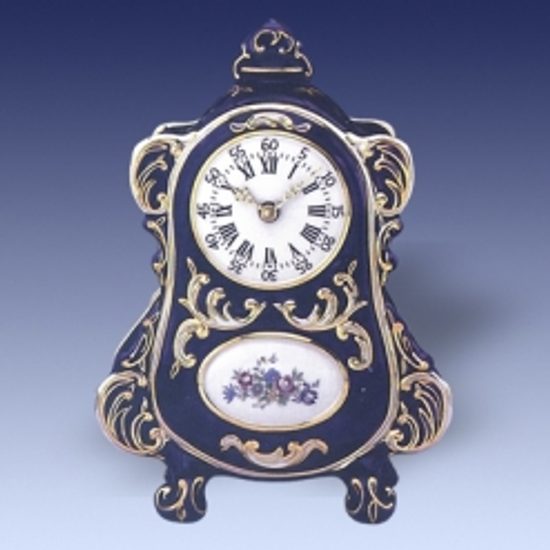 Clock Baroco 15 x 8 x 30 cm, Porcelain Figures Duchcov