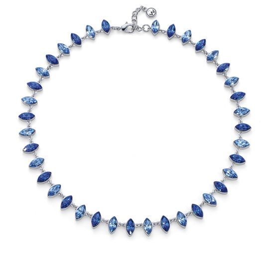 Oliver Weber Necklace Blue Izanami RH Crystal
