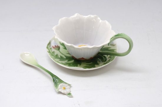 Cup and saucer, FRANZ porcelain