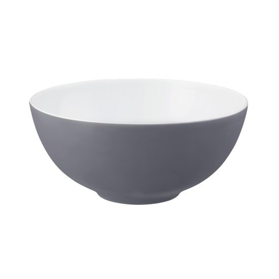 Bowl 21 cm, Elegant Grey 25675, Seltmann Porcelain