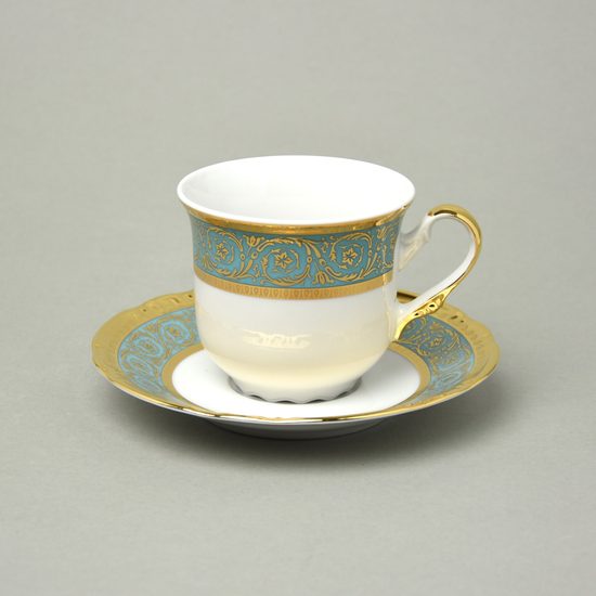 CONSTANCE 76333: Cup 200 ml tea / saucer 15 cm, Thun 1794, karlovarský porcelán