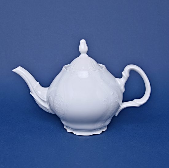 Pot tea 0,7 l, Thun 1794 Carlsbad porcelain, BERNADOTTE white