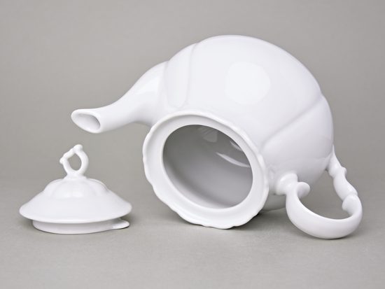 Verona white: Lid for 1,2 l tea pot, G. Benedikt 1882
