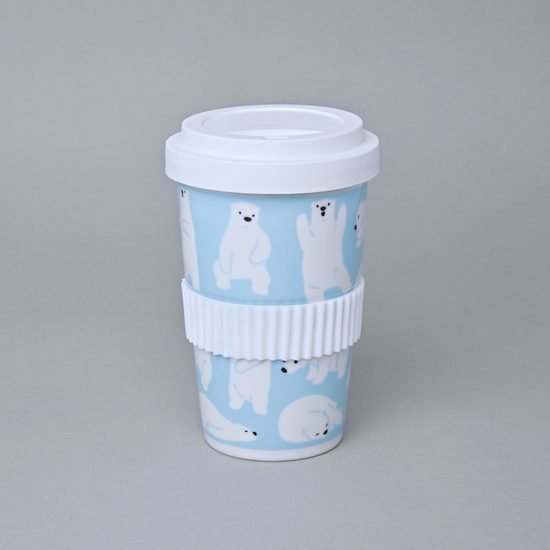 Pohárek To Go 400 ml, Lední medvědi, G. Benedikt 1882