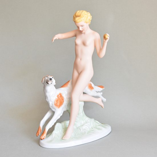 Diana 27 x 15,2 x 36 cm, Saxe, Porcelánové figurky Duchcov
