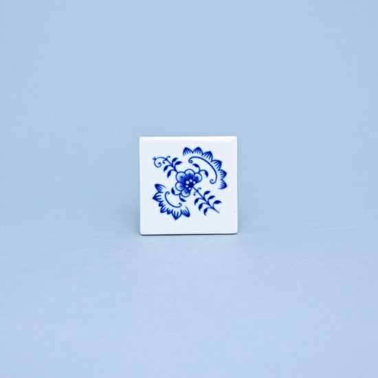 Magnet 5 x 5 cm, Original Blue Onion Pattern