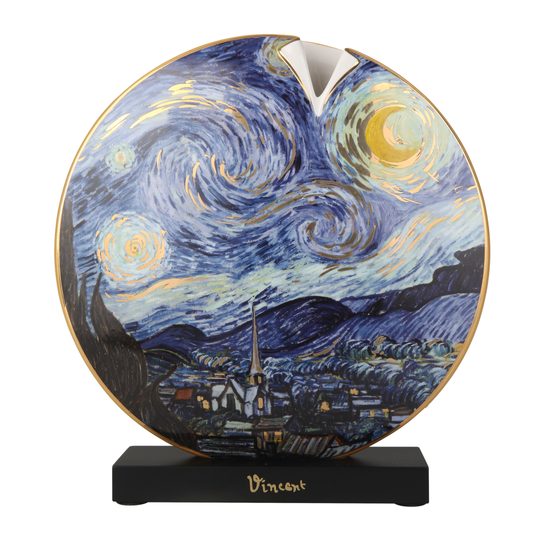 Váza Hvězdná noc, 31 / 8 / 33,5 cm, porcelán, V. van Gogh, Goebel