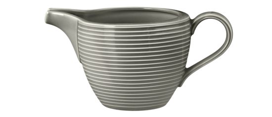 Beat perleťová šedá: Mlékovka 280 ml, porcelán Seltmann