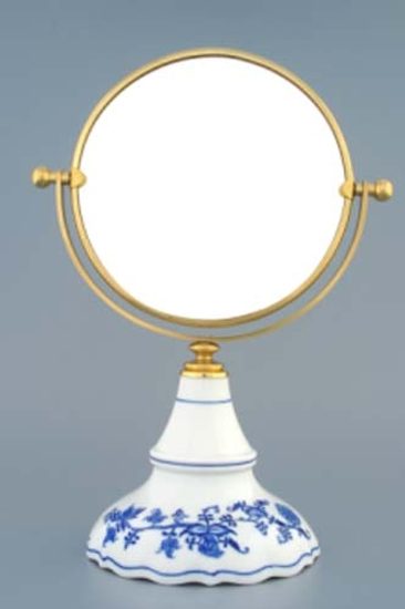 Mirror round, 22 cm, Original Blue Onion Pattern