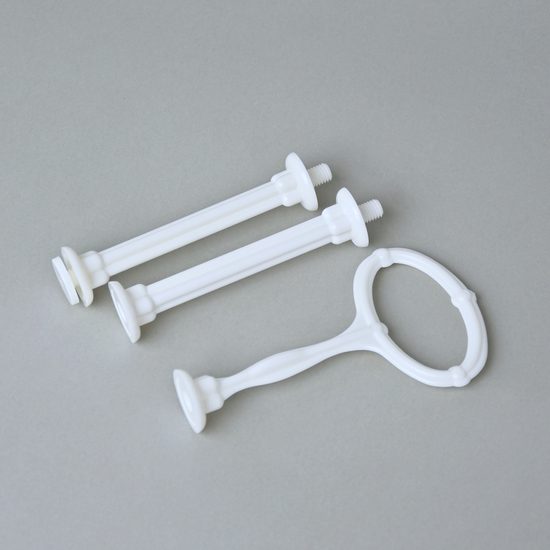 Klíč (tyčka) k etažeru bílý plastový, Thun 1794, karlovarský porcelán