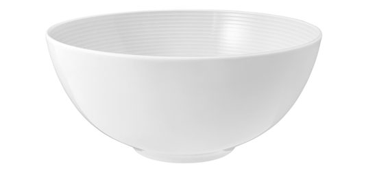 Bowl 21 cm, Beat white, Seltmann Porcelain