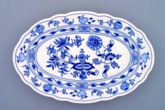 Oval dish 35 cm, Original Blue Onion Pattern, QII
