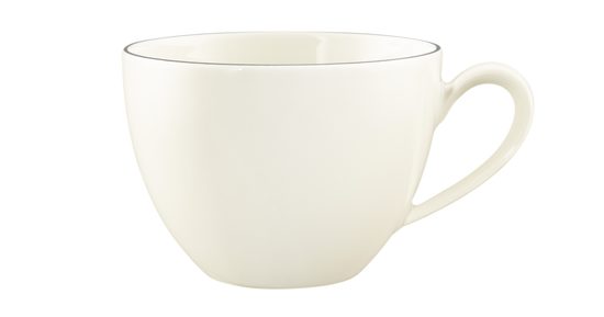 Šálek kávový 270 ml, Savona fine diamond se šedou linkou, porcelán Seltmann
