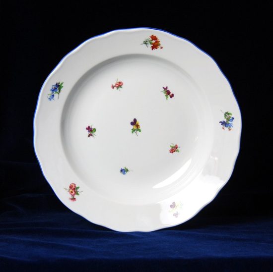 Plate deep 24 cm, Hazenka blue line, Cesky porcelan a.s.