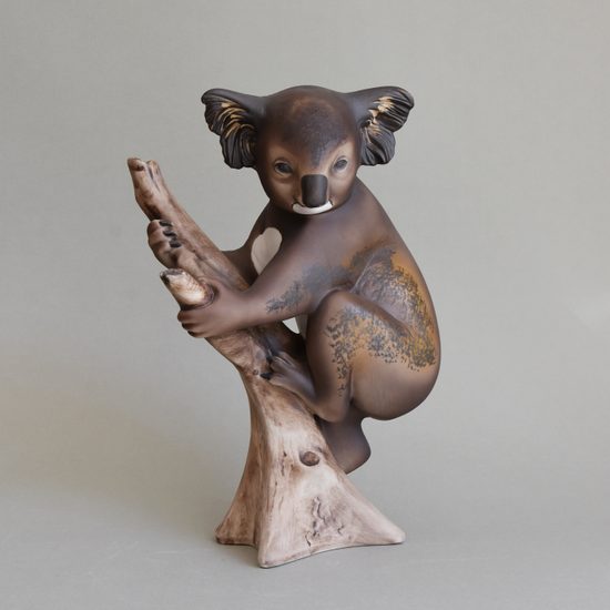 Koala, 20 x 17 x 28 cm, Pastel, Porcelain Figures Duchcov