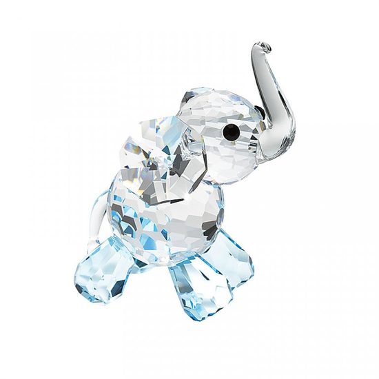 Elephant Calf (blue) 52 x 37 mm, Crystal Gifts and Decoration PRECIOSA