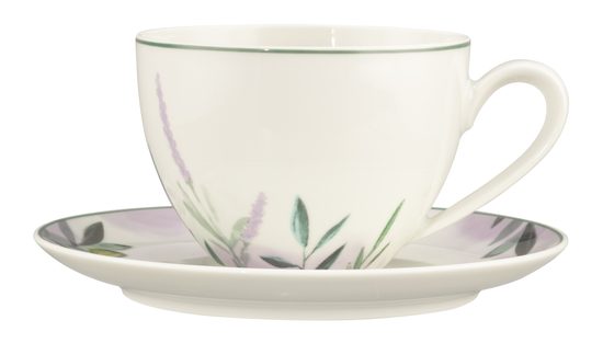 Šálek snídaňový 340 ml + podšálek 16 cm, Savona Provence, porcelán Seltmann