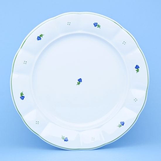 Plate dining 26 cm, Benedikt blue flowers, G. Benedikt 1882