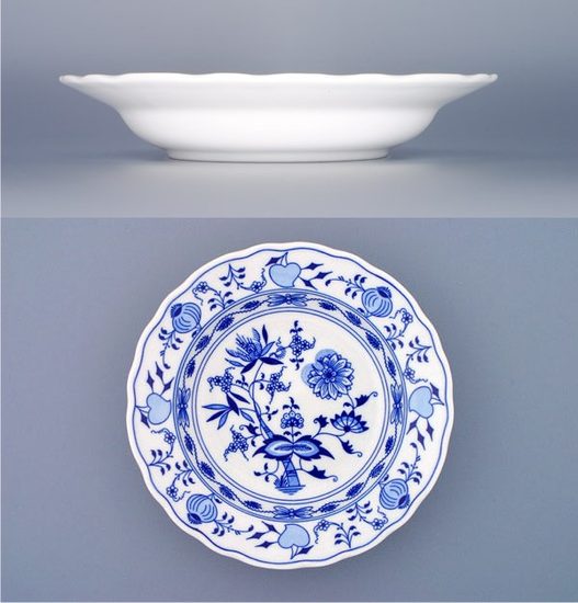 Plate deep 21 cm, Original Blue Onion Pattern, QII