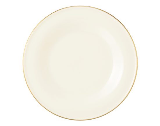 Plate flat round 17 cm, MEDINA gold, Porcelán SELTMANN