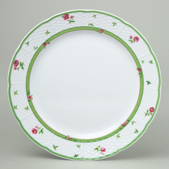 Platter round 31 cm (club plate), Thun 1794, karlovarský porcelán, MENUET 80289