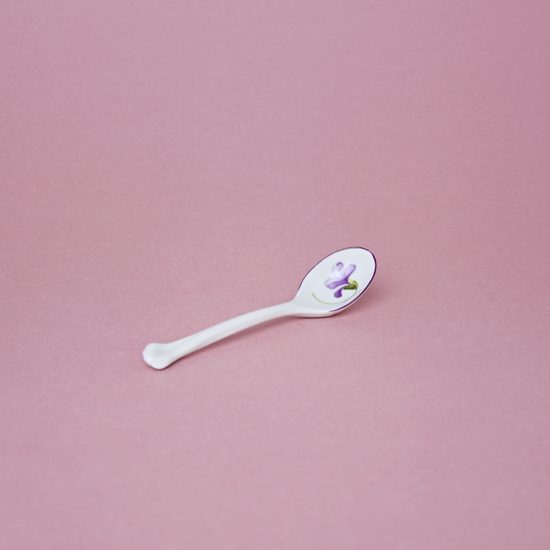 Coffee Spoon 12 cm, Violet, Cesky porcelan a.s.