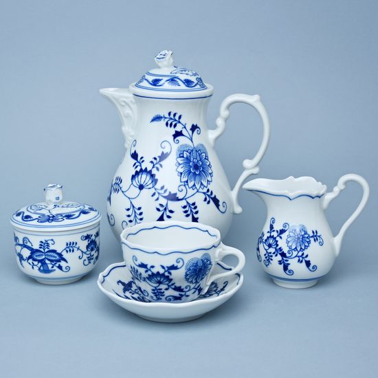Coffee set for 6 pers., Original Blue Onion Pattern