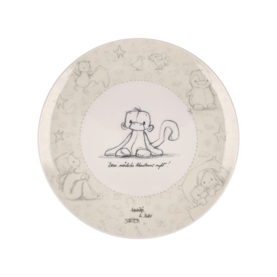 Plate Believe in your dreams Anouk 23 / 23 / 2cm, Fine Bone China, Goebel