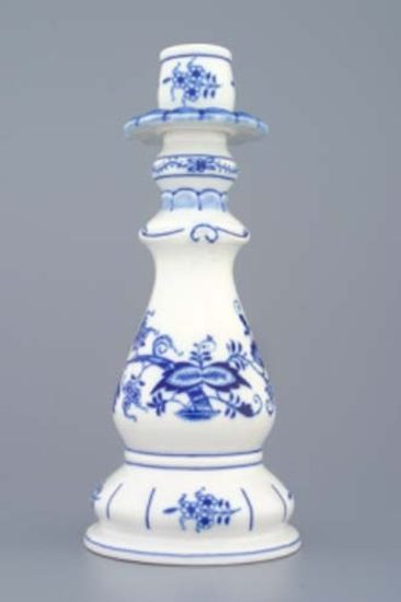 Candle holder 1982 21,5 cm, Original Blue Onion Pattern, QII