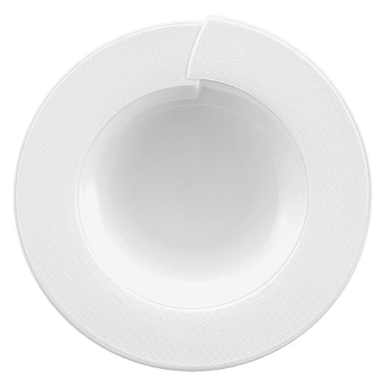 Pasta bowl 27 cm, Achat UNI white, Tettau Porcelain