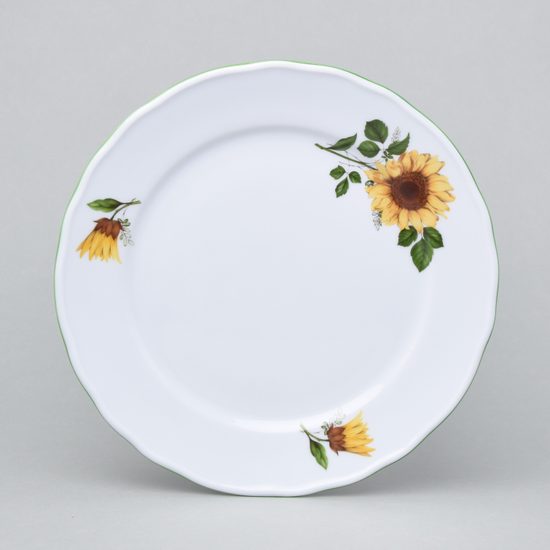 Dinner plate 26 cm, Sunflower, Český porcelán a.s.