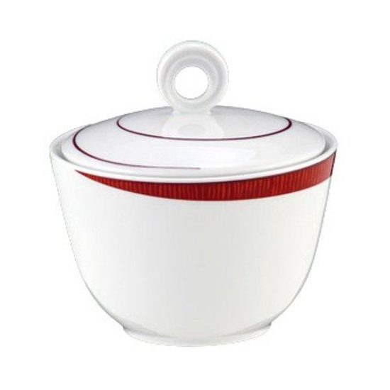 Sugar bowl with cover 0,28 l, Paso Bossa Nova, Seltmann Porcelain