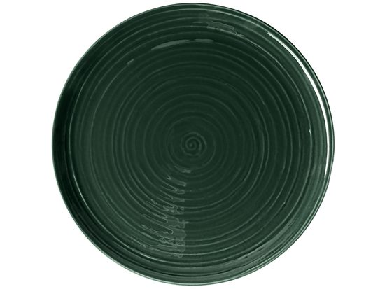Terra MOSS GREEN: Plate club / bowl flat round 31 cm, Seltmann porcelain