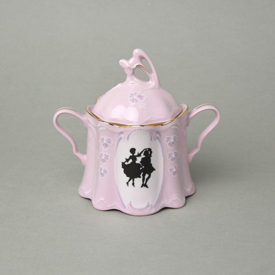 Sugar bowl 250 ml, Olga 418 rococo, Rose China