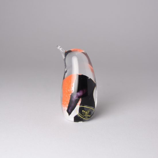 Penguin 8 cm - weight, GlasStar Bohemia Glass