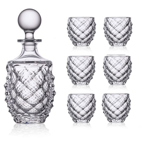 Křišťálový whisky set Morris 1+6, Aurum Crystal