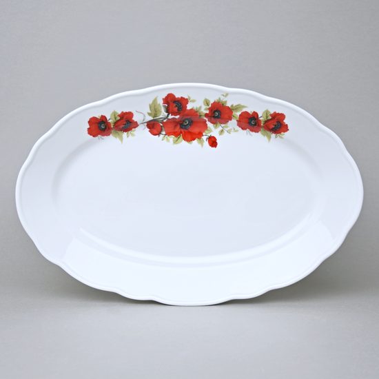 Dish oval 35 cm, Poppy, Cesky porcelan a.s.