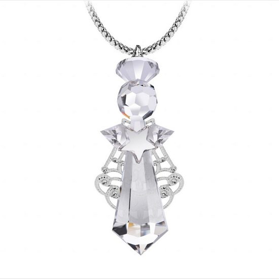 Angel - jewel, 18 x 42 mm, Crystal Gifts and Decoration PRECIOSA