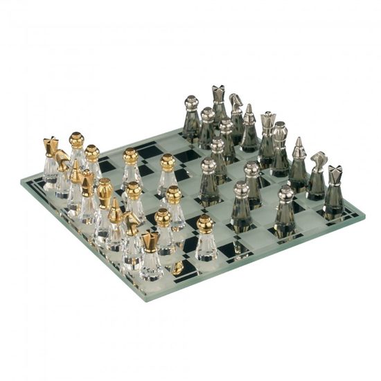 Small Chess Set 33 x 105 mm, Crystal Gifts and Decoration PRECIOSA
