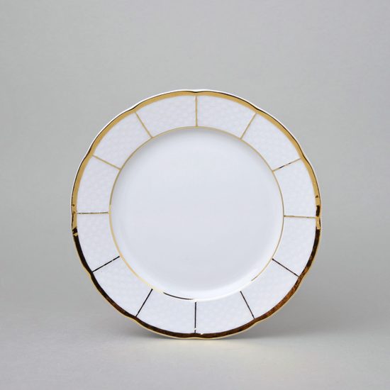 Natalie gold: Plate dessert 19 cm, Thun 1794 Carlsbad porcelain