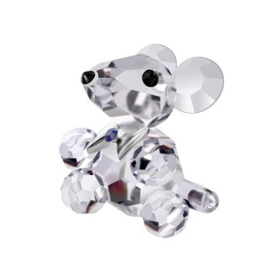 Lucky mouse, 20 x 20 mm, Crystal Gifts and Decoration PRECIOSA